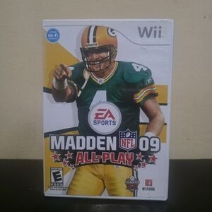 Madden NFL 09: All-Play (Nintendo Wii, 2008) - Tested-Working No Manual